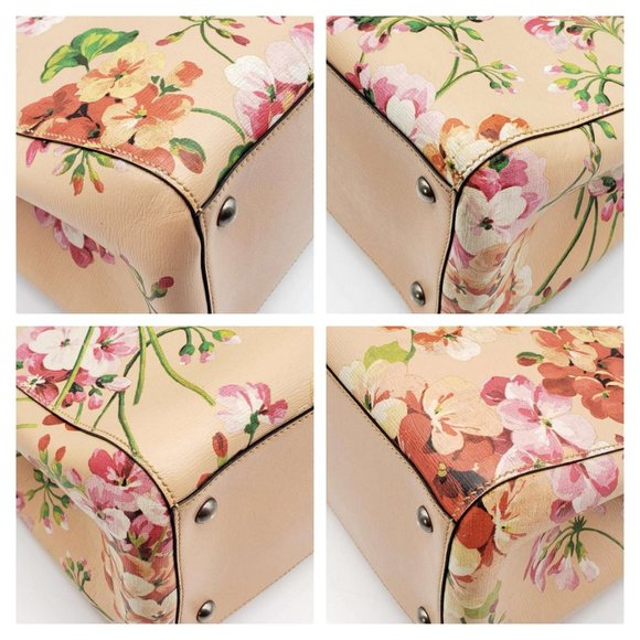 100% Authentic Gucci GG Bloom Bamboo Handle Shoulder/Hand Bag - Picture 12 of 16